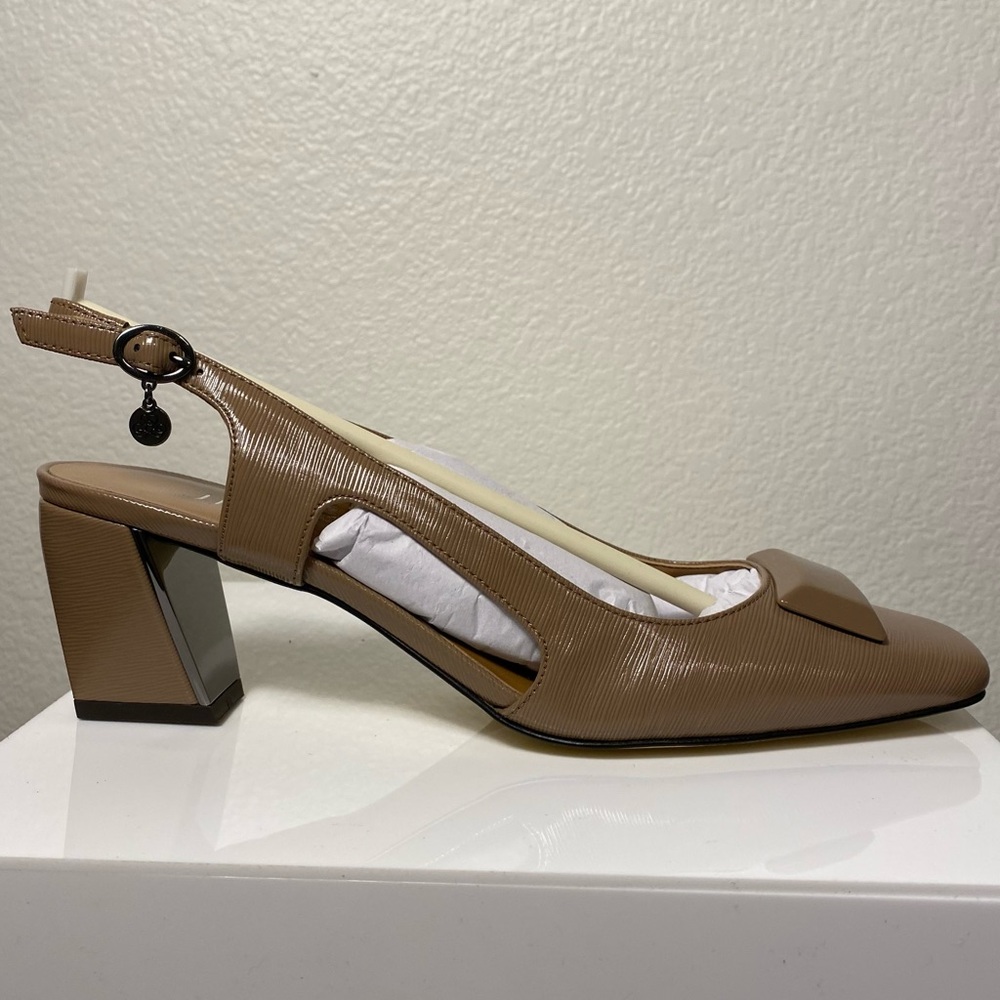 J.Renee Samina Mushroom Slingback Block Heels Size 7.5 NWT - Picture 7 of 15